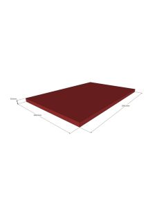 Tumlemadras 100 x 150 x 5 cm, rød