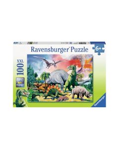 Pappuslespil, Dinosaur - 100 brikker