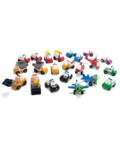Biler, Funcars, plast, 22 stk ass.