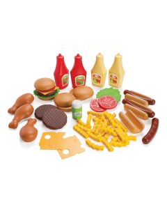 Legemad, BBQ Grillmad, plast, 56 dele